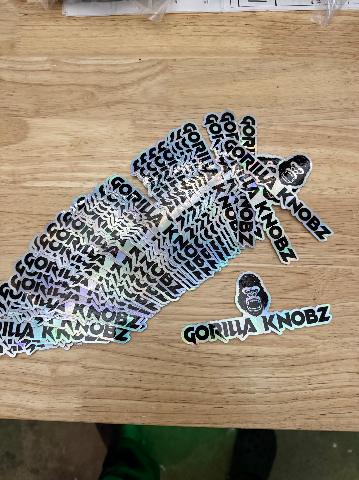 Gorilla Knobz Decal