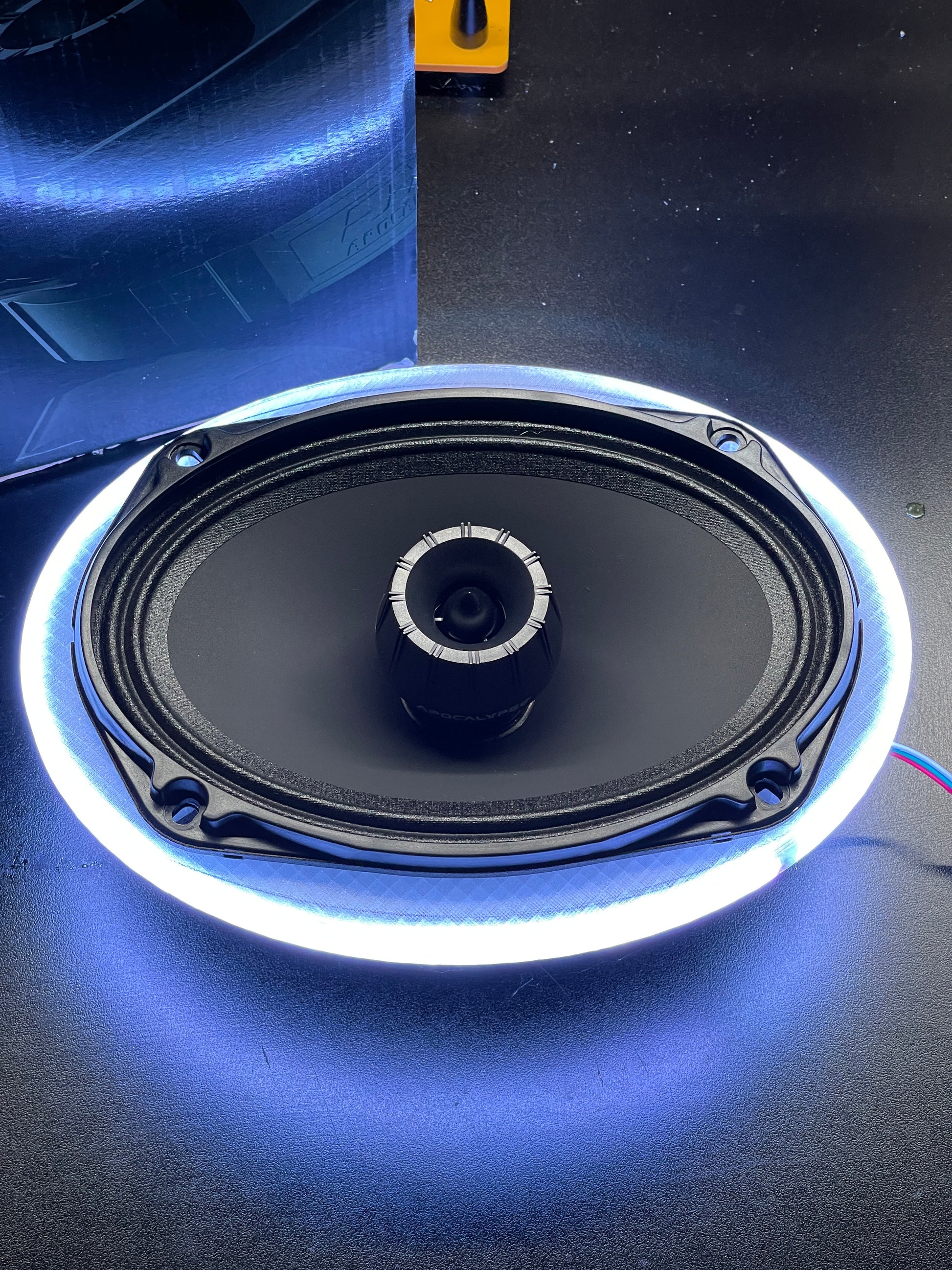 Smart RGB LED 6X9 Coaxial Speaker Rings