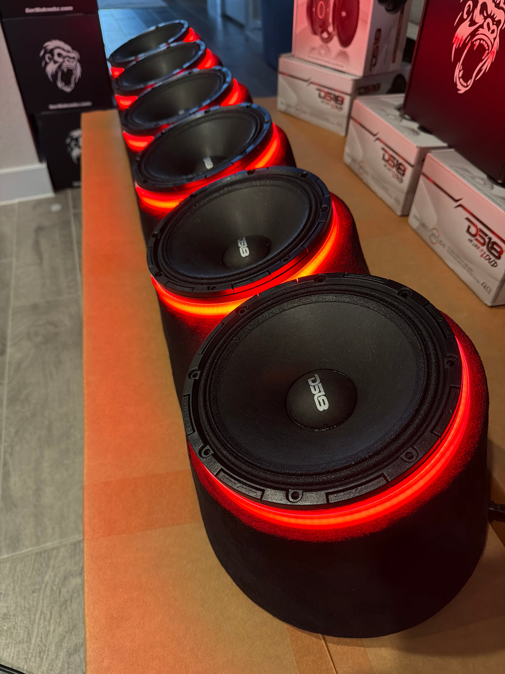 Suede Speaker Rack & Ds18 Project 360 Bundle