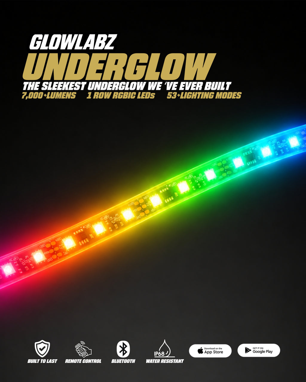 Bright Under Glow for Cars/Trucks - GlowLabz 3 Row