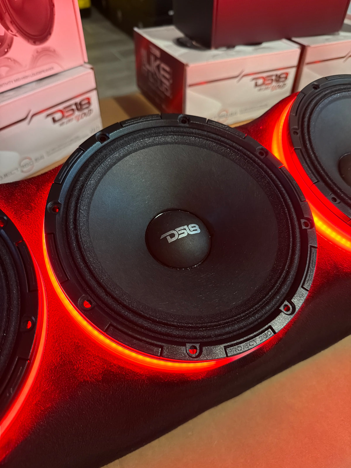 Suede Speaker Rack & Ds18 Project 360 Bundle