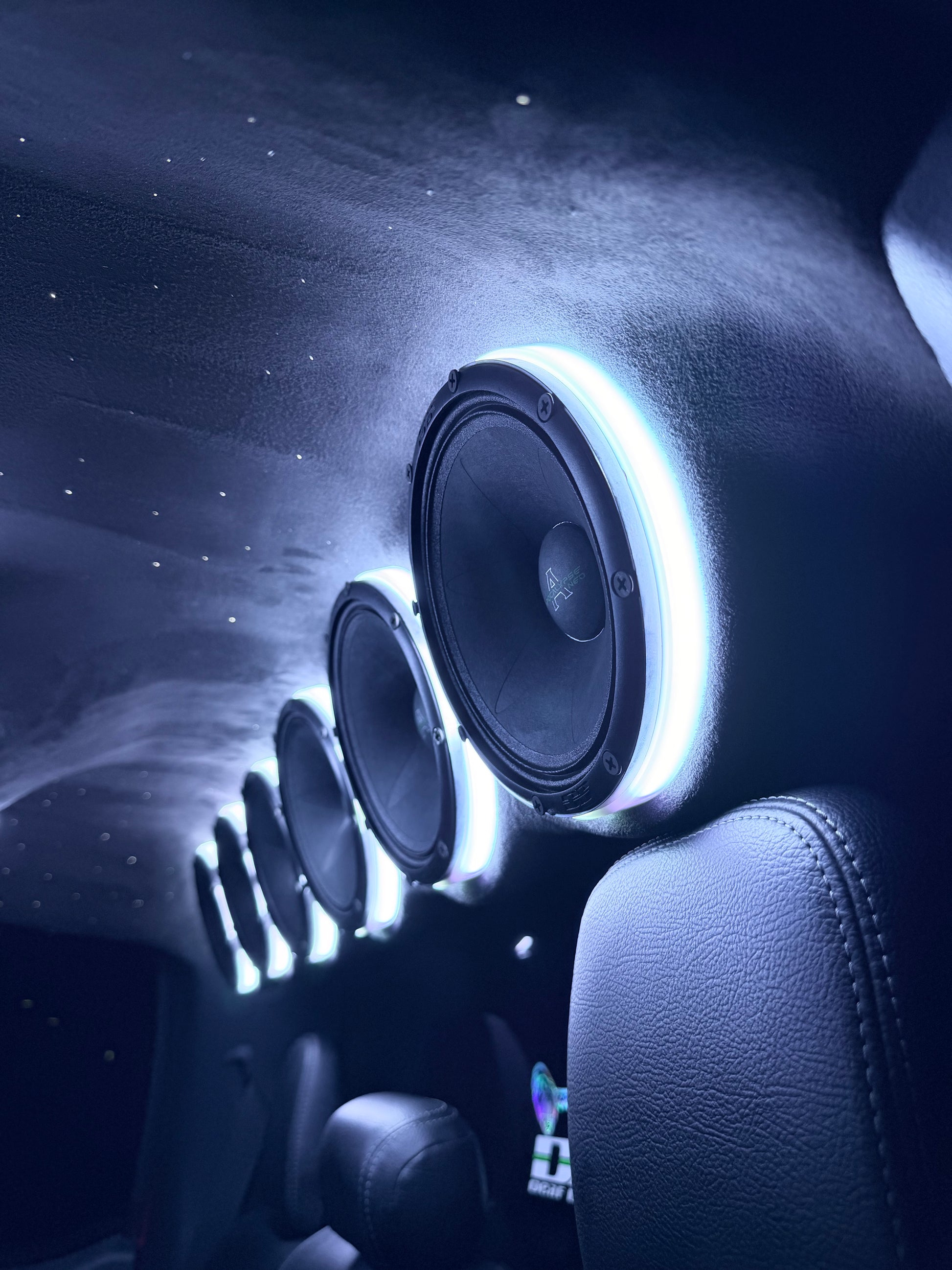 High-Class Series 6.5" Speaker RGB led rings