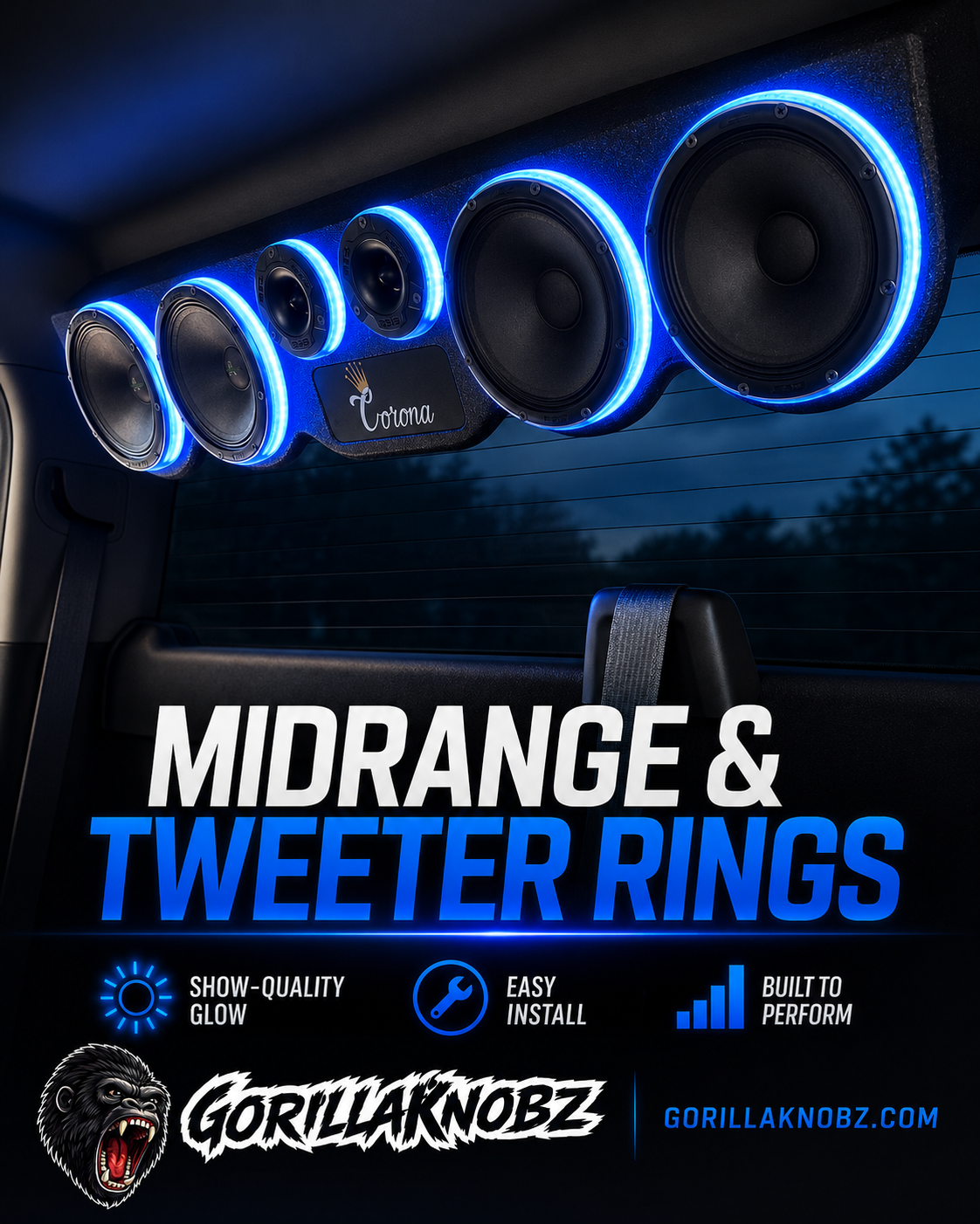 Speaker & Tweeter LED Rings – 6.5