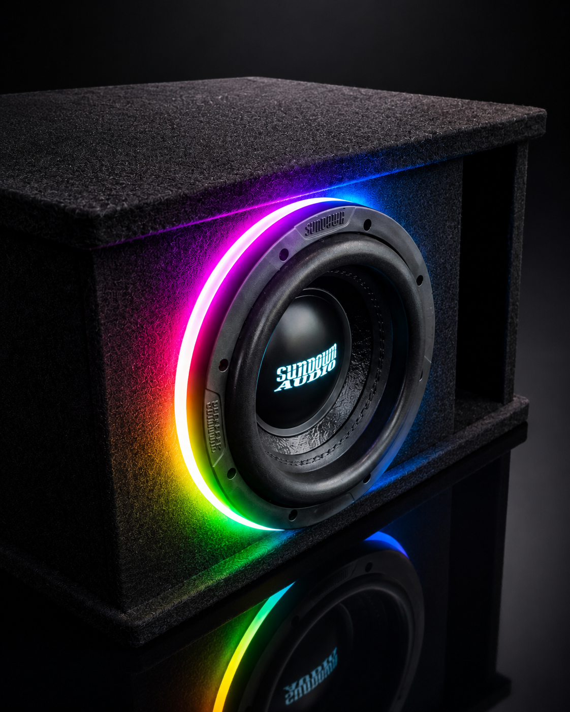8" Subwoofer Smart RGB LED Rings