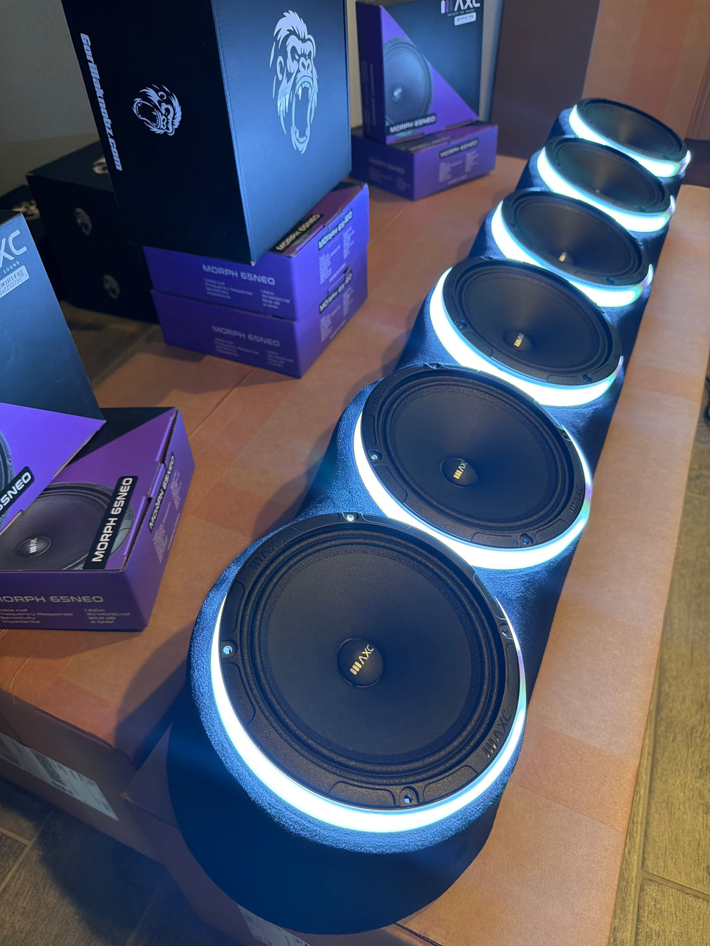 Suede Speaker Rack & AXC Morph Neo Bundle
