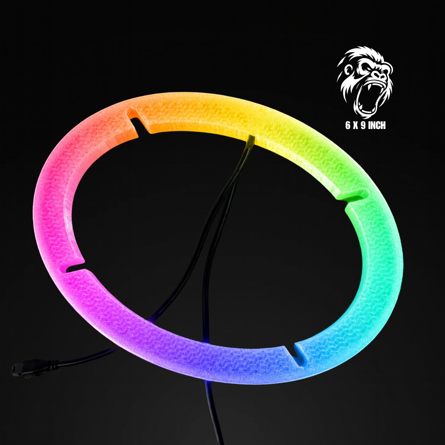 Smart RGB LED 6X9 Coaxial Speaker Rings