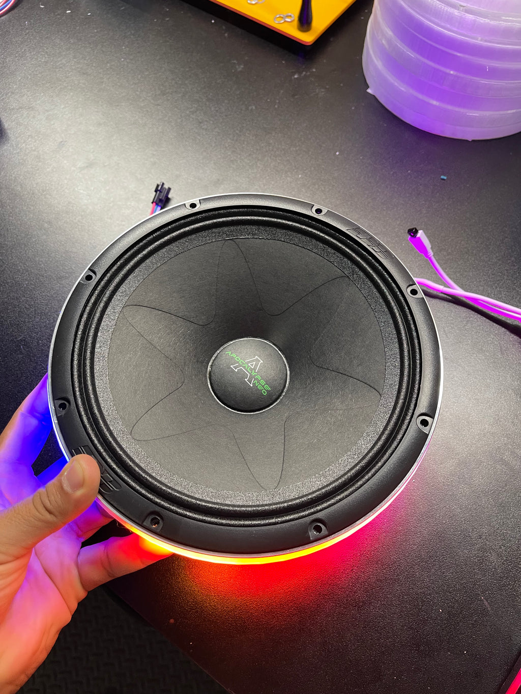 8" Speaker SMART RGB LED RINGS V2