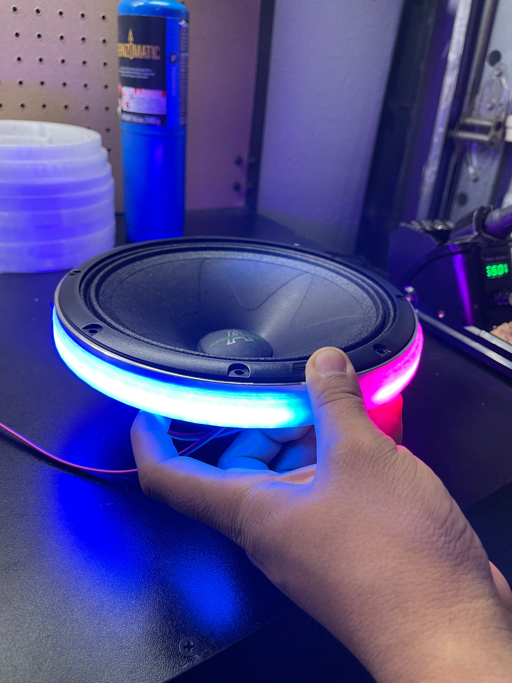 8" Speaker SMART RGB LED RINGS V2