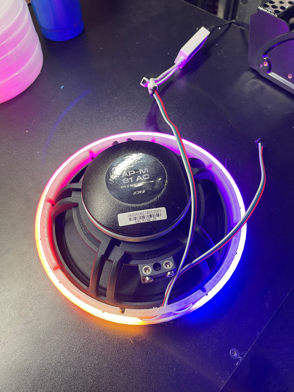 8" Speaker SMART RGB LED RINGS V2