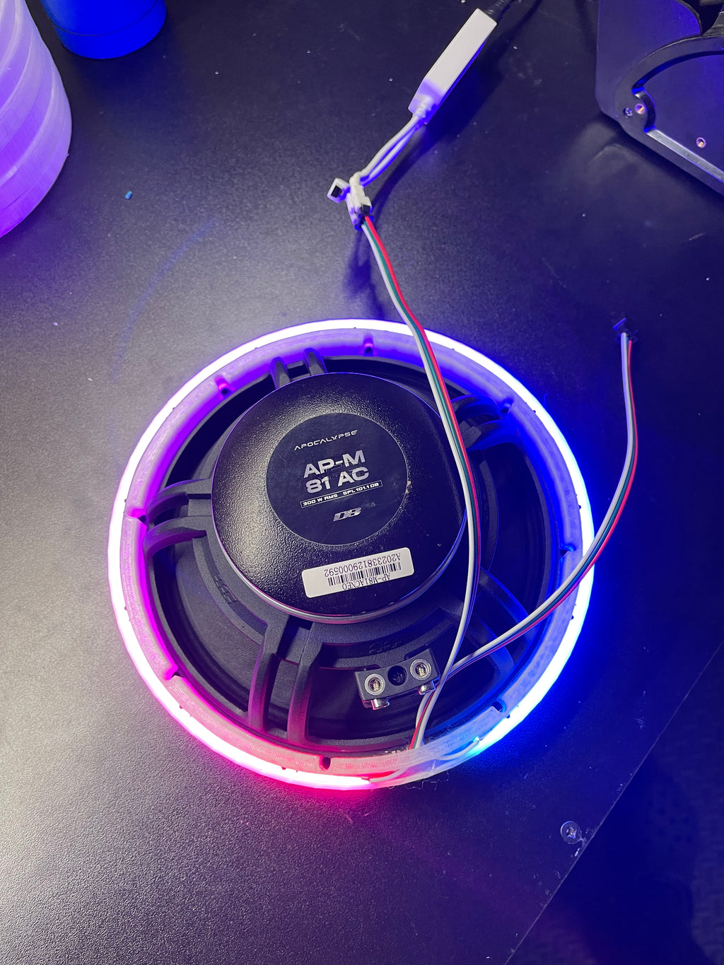 8" Speaker SMART RGB LED RINGS V2