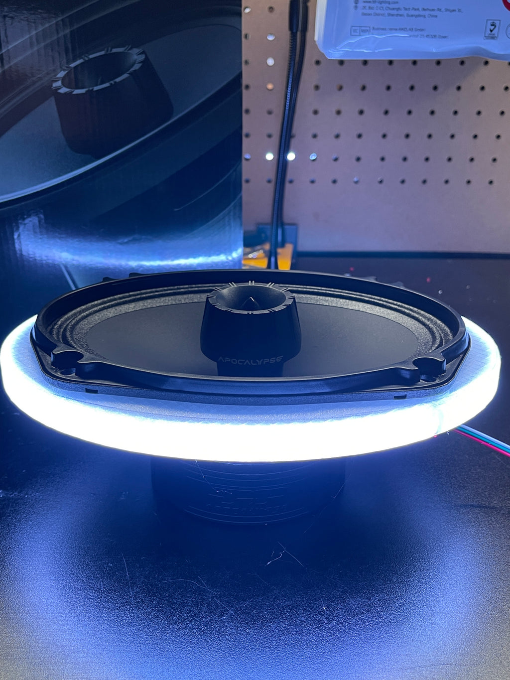 Smart RGB LED 6X9 Coaxial Speaker Rings