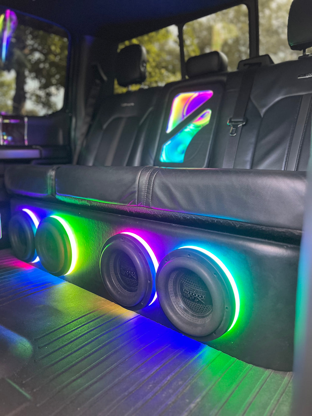 8" Subwoofer Smart RGB LED Rings