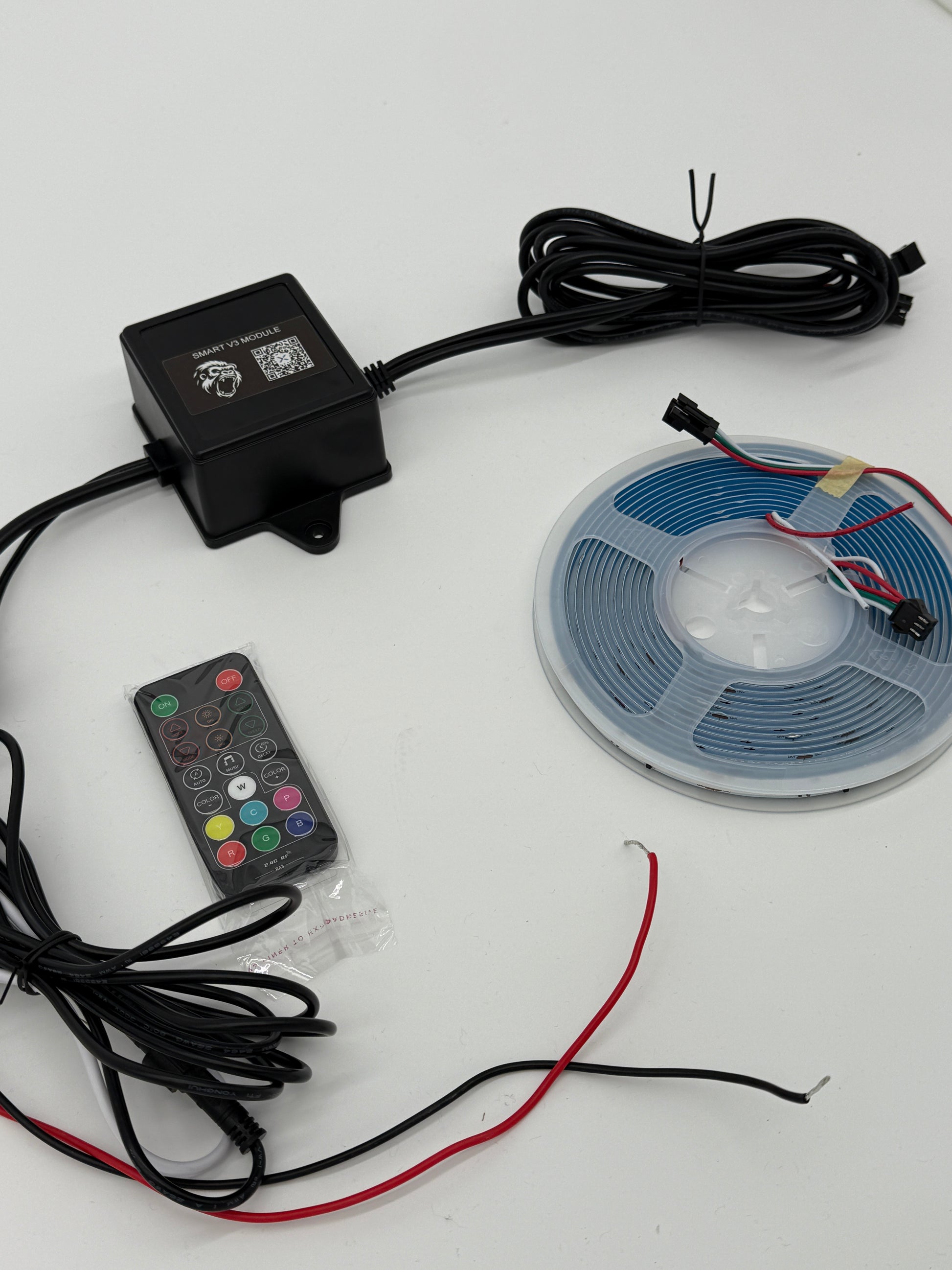 GORILLAKNOBZ HARNESS WITH 16.FT RGB ROLL