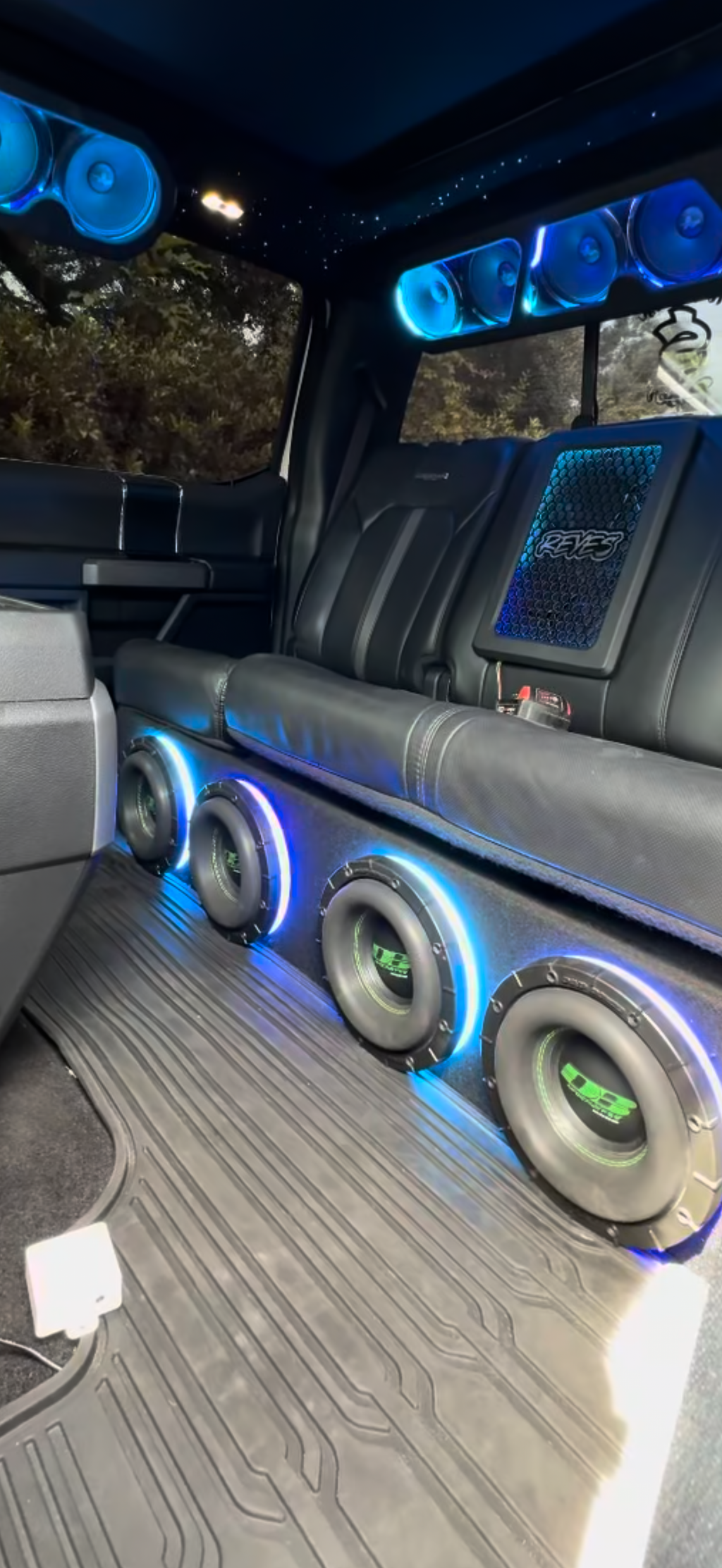 8" Subwoofer Smart RGB LED Rings