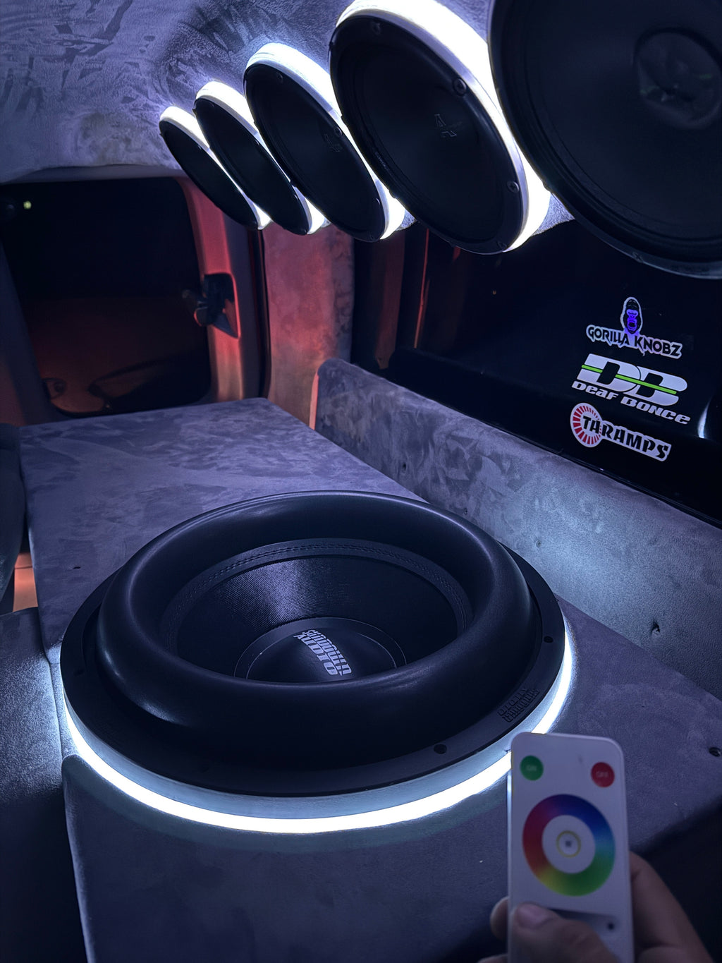 15" Subwoofer Smart RGB LED Rings