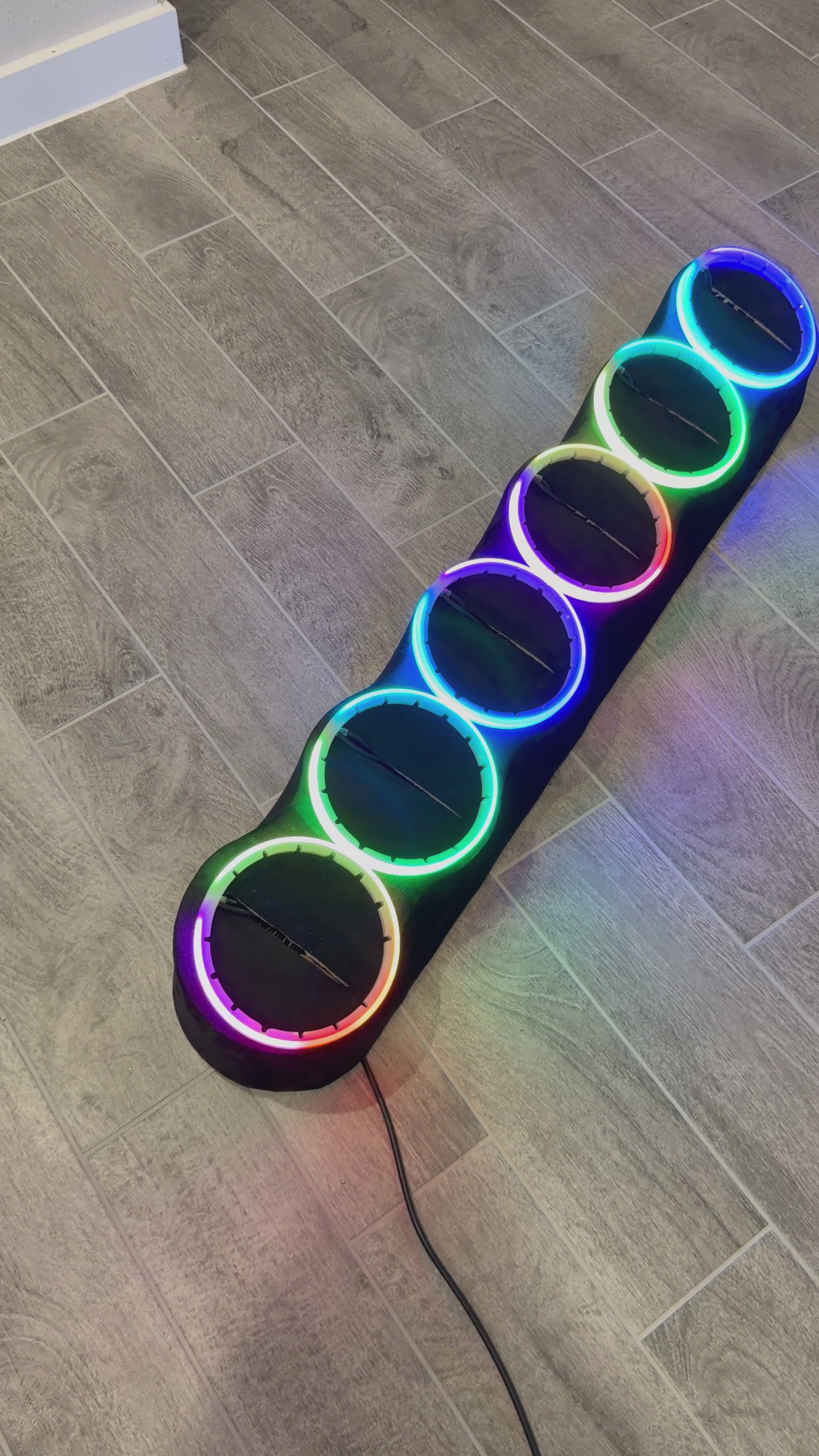 BOLT ON SPEAKER RACK WITH LED INSERT
