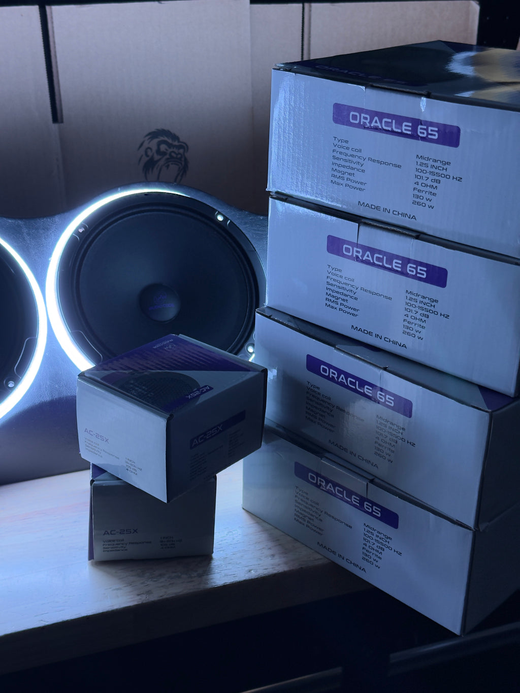 AUDIOCODE SPEAKER RACK BUNDLE WITH LED RINGS – Gorilla Knobz