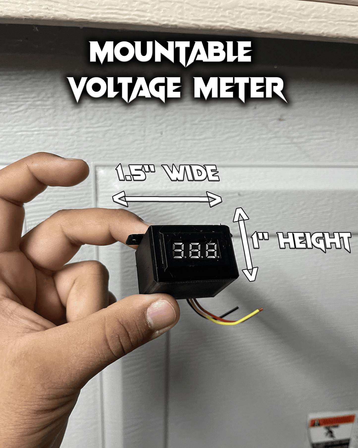 Mountable Voltage Meter